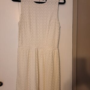 Tart White Textured Mini Dress